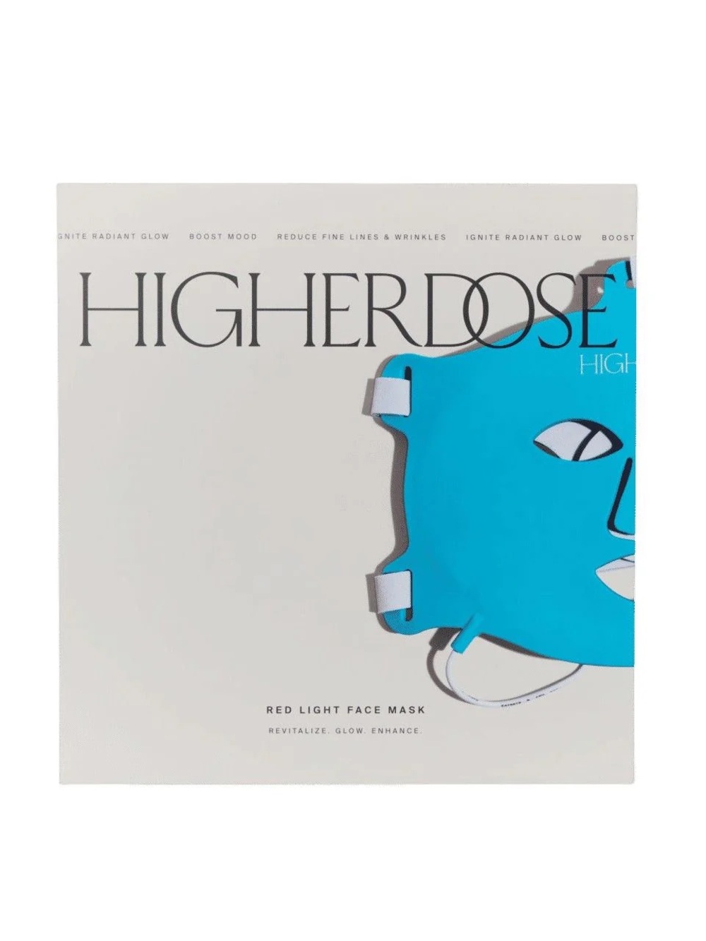 New In Box HIGHERDOSE Red Light Therapy Mask